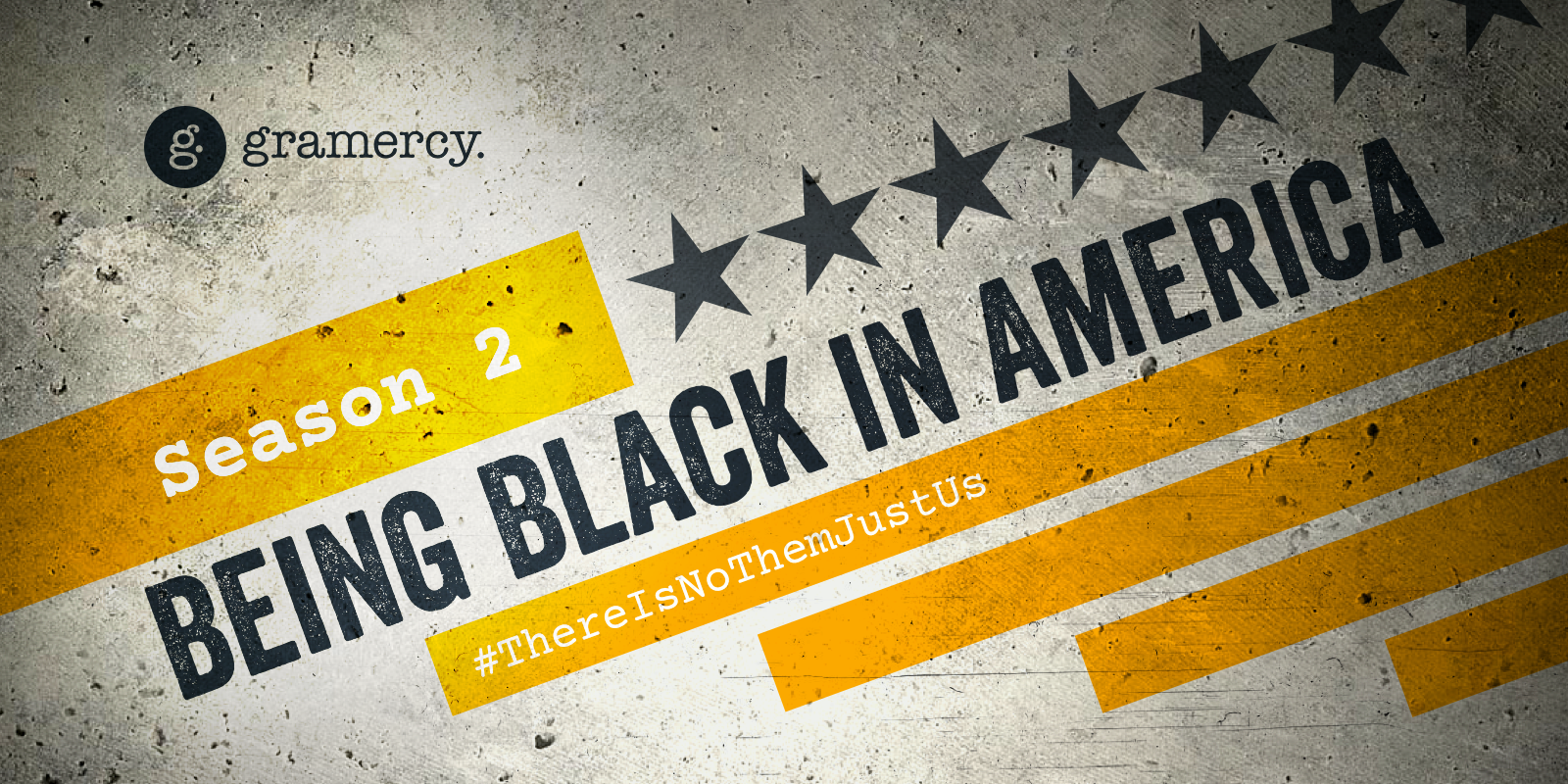 Graphic introducing Season 2: Being Black in America